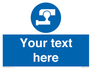 Custom mandatory secure tow hitch